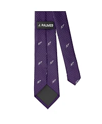 J. Palmer Men's Baltimore Ravens Game Day Polka Dot Tie