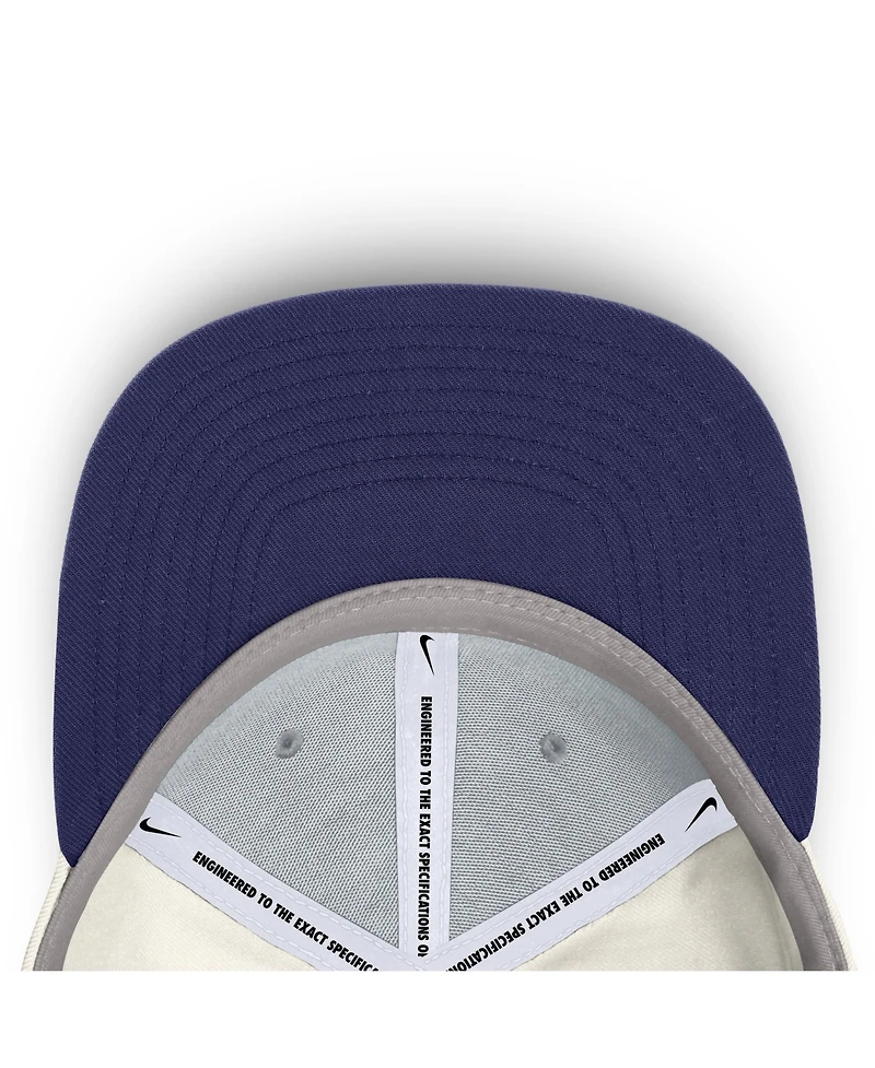 Nike Men's Cream/Royal Brooklyn Dodgers Cooperstown Pro Dri-fit Snapback Hat