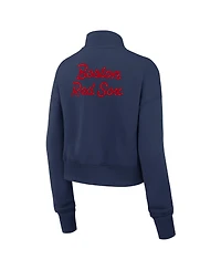 Nike Women's Navy Boston Red Sox Primetime Phoenix Fleece Half-Zip Sweatshirt