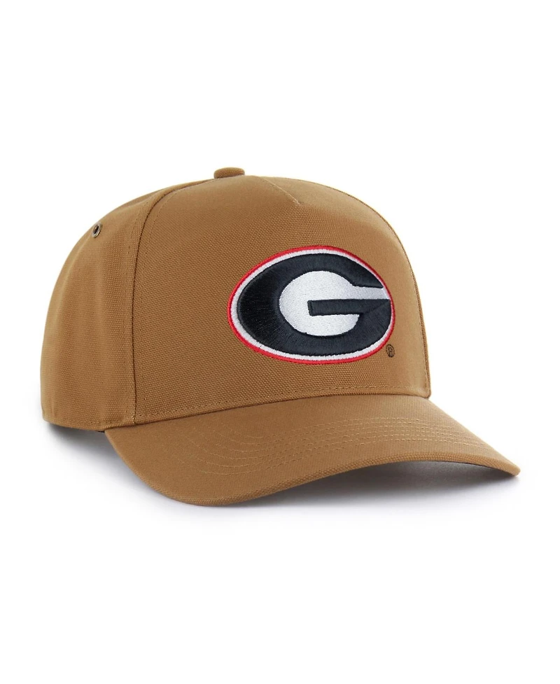 '47 Brand X Carhartt Men's and Women's Brown Georgia Bulldogs Hitch Adjustable Hat