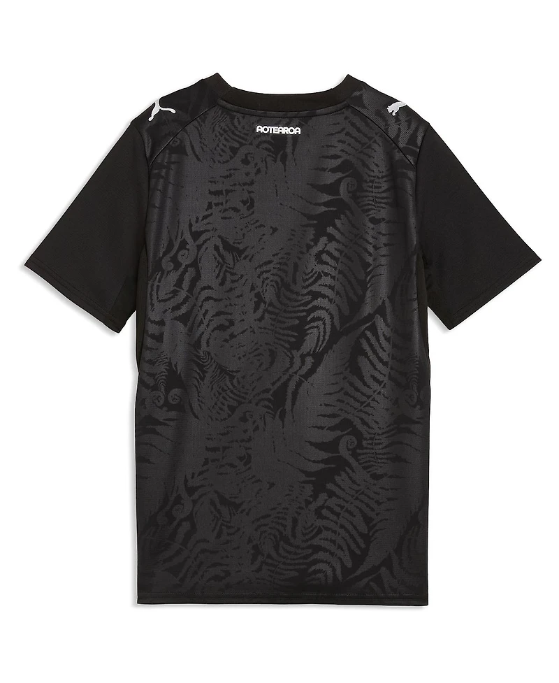 Puma Big Boys and Girls Black New Zealand National Team 2026 Home Replica Jersey