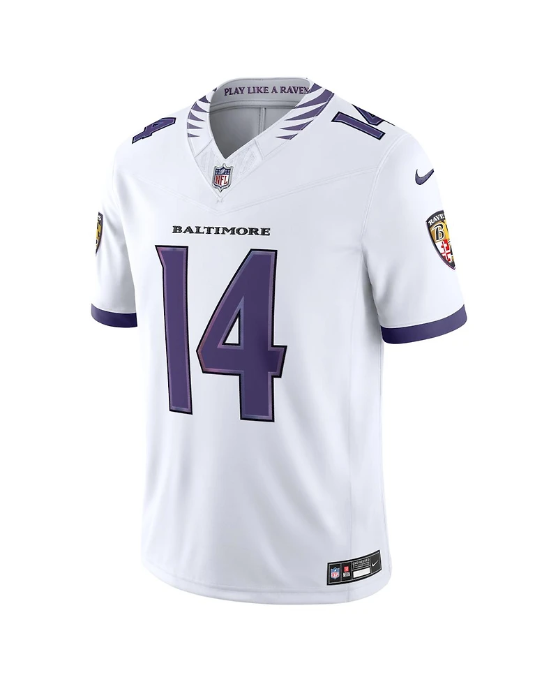Nike Men's Kyle Hamilton White Baltimore Ravens Vapor F.u.s.e. Sewn Down Limited Jersey