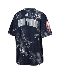 Outerstuff Big Boys and Girls Navy New York Yankees Y2 Tech Stadium Lights T-Shirt
