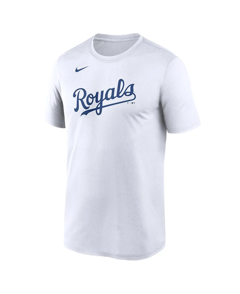 Nike Men's White Kansas City Royals New Legend Wordmark Dri-fit T-Shirt