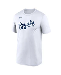 Nike Men's White Kansas City Royals New Legend Wordmark Dri-fit T-Shirt