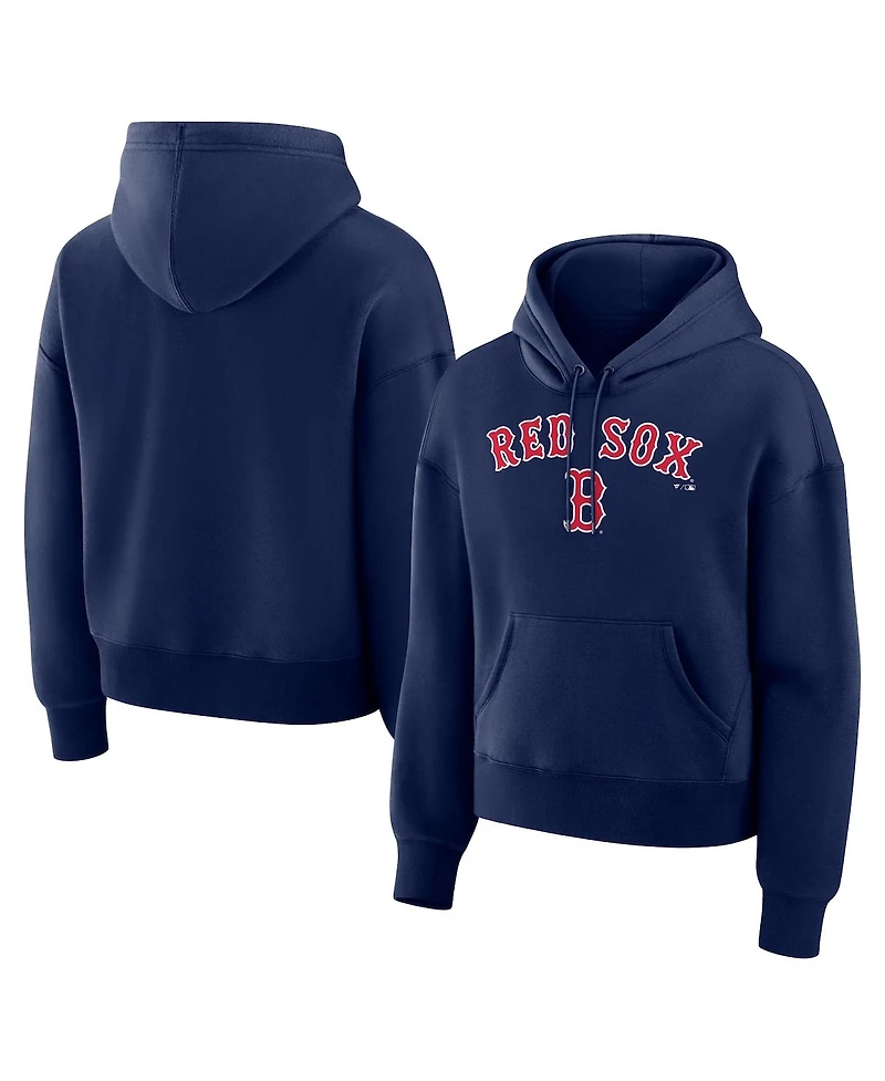 Fanatics Women's Navy Boston Red Sox Lockup Legacy Fleece Hoodie