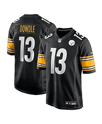 Nike Men's Rico Dowdle Black Pittsburgh Steelers Game Jersey
