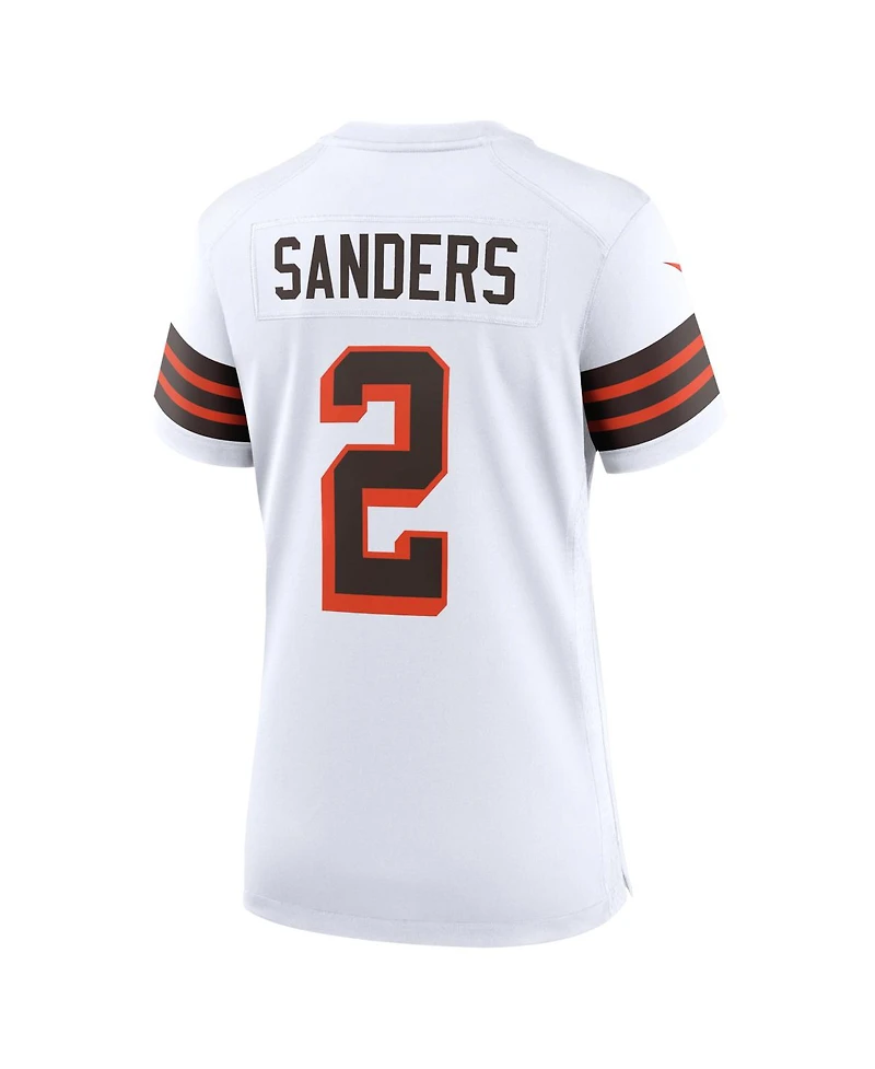 Nike Women's Shedeur Sanders White Cleveland Browns Alternate Game Jersey