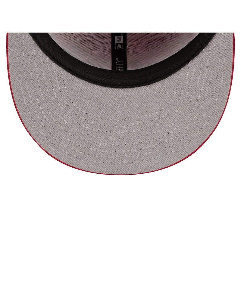 New Era Men's Red Atlanta Falcons Core Team Script 9FIFTY Snapback Hat