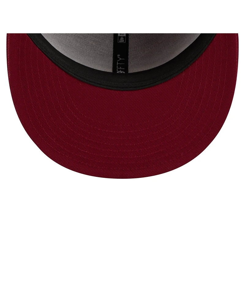 New Era Men's Burgundy Washington Commanders Core Team Script 9FIFTY Snapback Hat