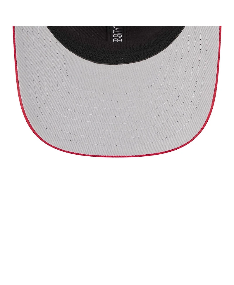 New Era Men's Scarlet San Francisco 49ers 80th Anniversary Side Patch 9SEVENTY Trucker Adjustable Hat