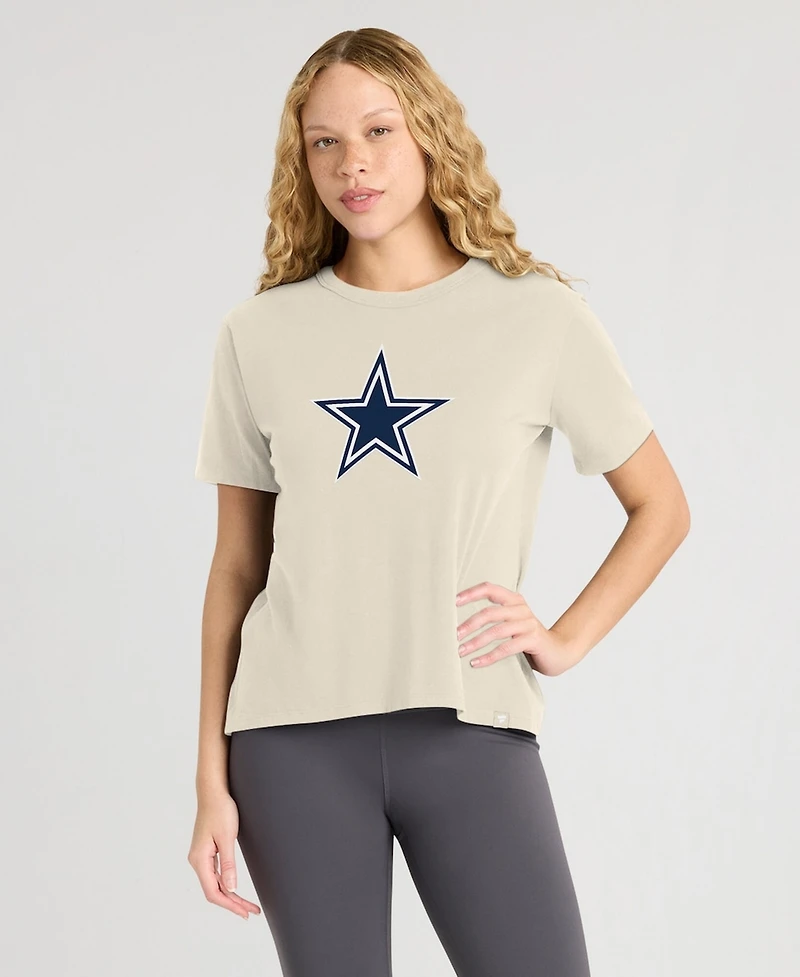 Fanatics Women's Cream Dallas Cowboys Dove Legacy T-Shirt