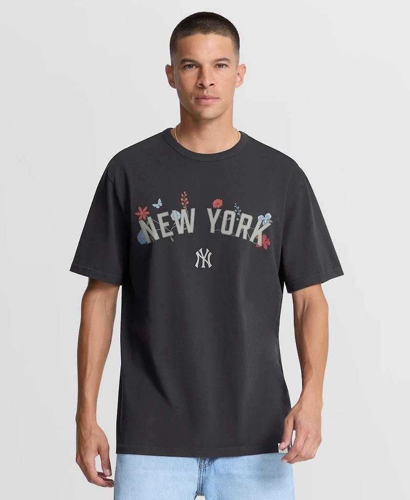Fanatics Men's Anthracite New York Yankees Bloom T-Shirt