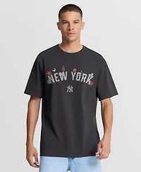 Fanatics Men's Anthracite New York Yankees Bloom T-Shirt