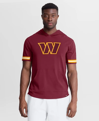 Fanatics Men's Burgundy Washington Commanders Optimal Play Short Sleeve Hooded T-Shirt
