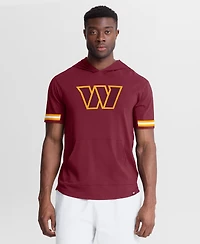 Fanatics Men's Burgundy Washington Commanders Optimal Play Short Sleeve Hooded T-Shirt