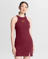 Fanatics Women's Burgundy Washington Commanders Push Beyond Tri-Blend Ribbed Sleeveless Dress