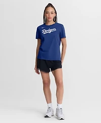 Nike Women's Royal Los Angeles Dodgers Wordmark T-Shirt