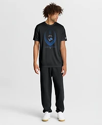 Nike Men's Black Detroit Lions Legend Icon Dri-fit T-Shirt