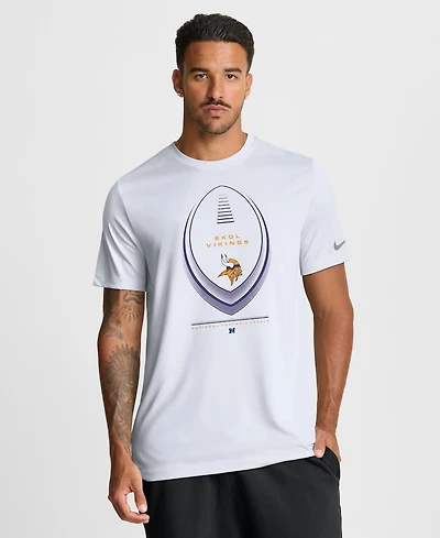 Nike Men's White Minnesota Vikings Legend Icon Dri-fit T-Shirt