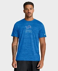 Nike Men's Blue Detroit Lions Velocity Ball Carrier Dri-fit T-Shirt