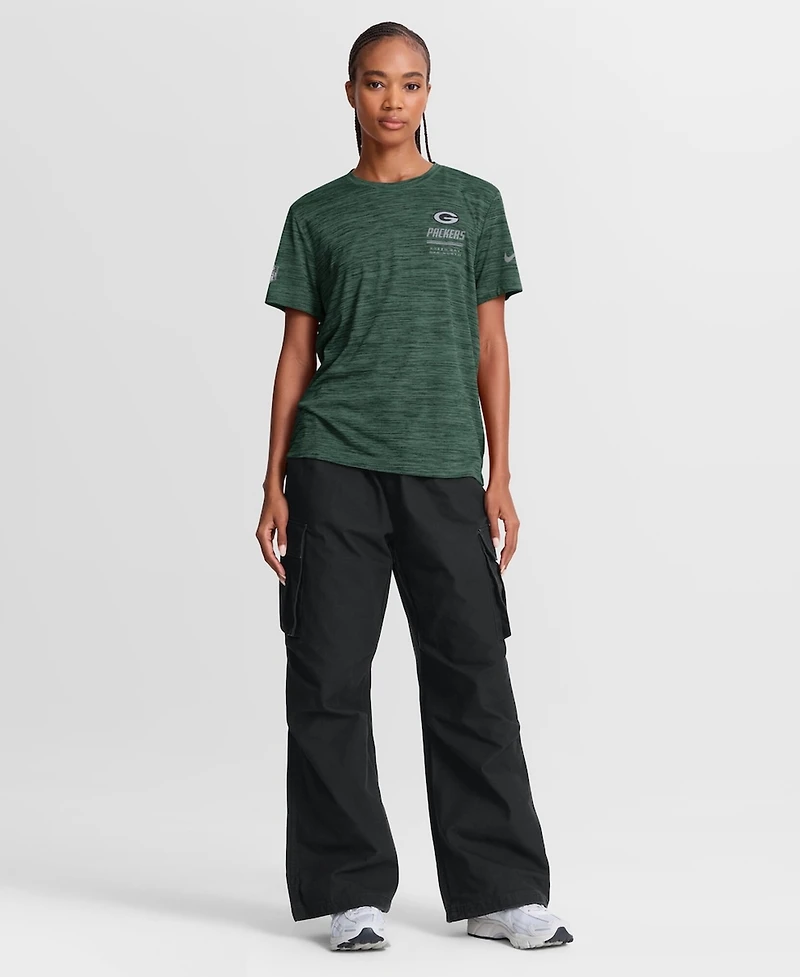 Nike Women's Green Bay Packers Sideline Velocity Dri-fit T-Shirt
