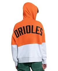 Starter Women's Orange/Heather Gray Baltimore Orioles Wishbone Full-Zip Hoodie