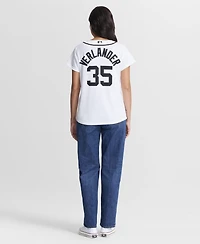 Nike Women's Justin Verlander White Detroit Tigers Home Replica Jersey