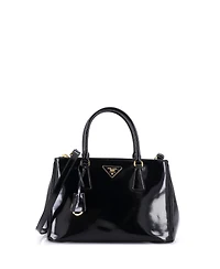 Pre-Owned Prada Small Double Zip Lux Tote Spazzolato Leather