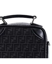 Pre-Owned Fendi Mini Trolley Crossbody Bag Fabric Jacquard