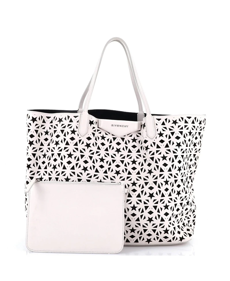 Pre-Owned Givenchy Large Antigona Shopper Laser Cut Leather