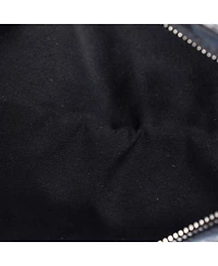 Pre-Owned Gucci Small Vintage Double Belt Bag Gg Canvas with Leather