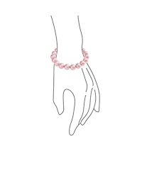 Bling Jewelry Classic Statement Faux Pearl Stackable Stretch Bracelet with 10MM Beads
