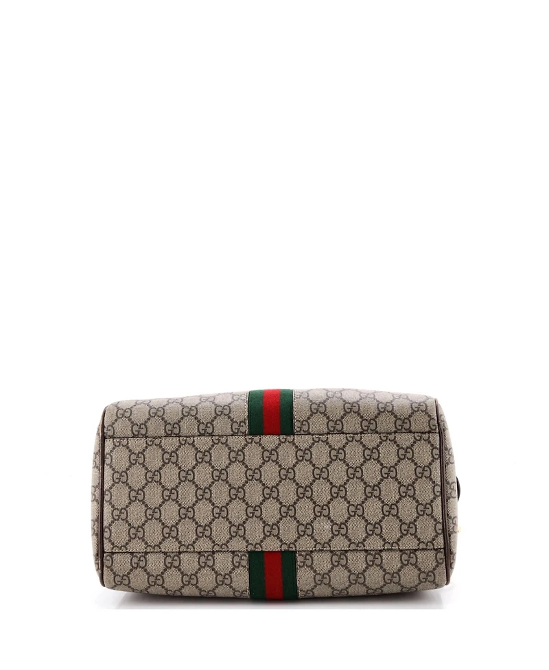 Pre-Owned Gucci Ophidia Convertible Boston Bag Gg Coated Canvas