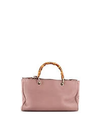 Pre-Owned Gucci Medium Bamboo Shopper Tote Leather