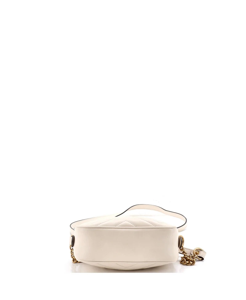 Pre-Owned Gucci Mini Gg Marmont Shoulder Bag Matelasse Leather