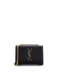 Pre-Owned Saint Laurent Small Classic Monogram Crossbody Bag Grainy Leather