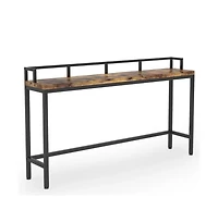 Slickblue Modern Narrow Console Table for Behind Sofa, Living Room and Entryway Accent