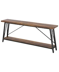 Slickblue Narrow Extra Long Console Table Behind Sofa for Storage and Home Decor