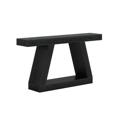 Slickblue Farmhouse Console Sofa Table with Storage for Living Room and Entryway Organization