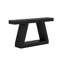 Slickblue Farmhouse Console Sofa Table with Storage for Living Room and Entryway Organization