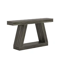 Slickblue Farmhouse Console Sofa Table with Storage for Living Room and Entryway Organization