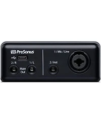 PreSonus AudioBox Go Usb-c Recording Bundle - Interface, Condenser Mic, Headphones & Software