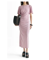 Scalpers Women's Cupro Dress Gathers