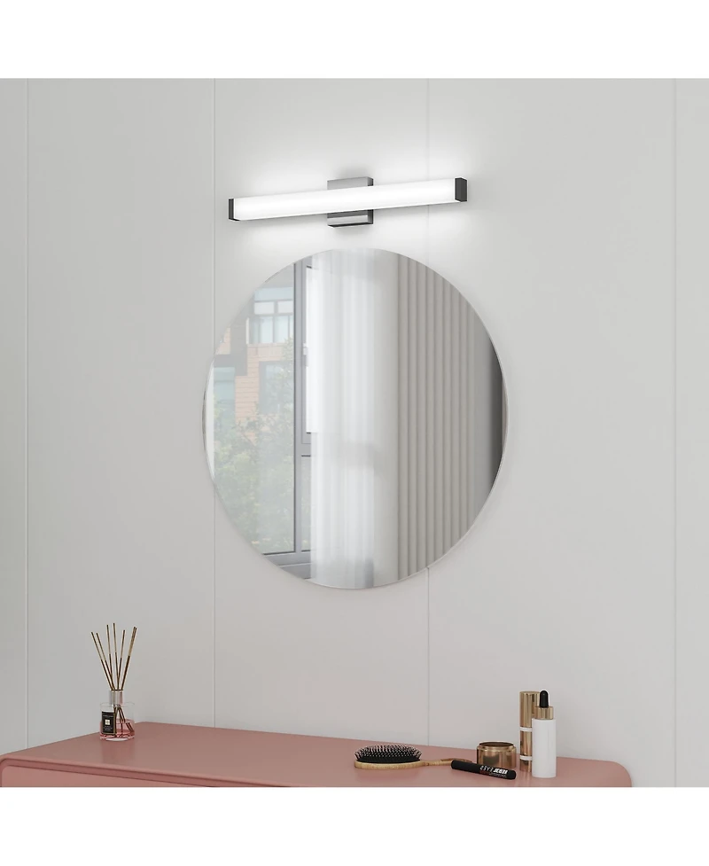 Busdays 25 Inch Modern Led Bathroom Vanity Light 14W Cool 6000K Bath Lights Over Mirror