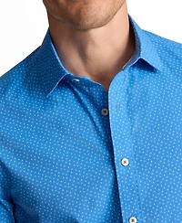 UNTUCKit Men's Slim Fit Performance Short-Sleeve Livingston Shirt