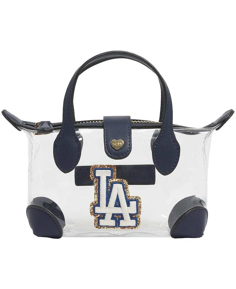 Stoney Clover Lane Los Angeles Dodgers Clear Pouchette Crossbody Bag