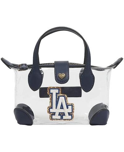 Stoney Clover Lane Los Angeles Dodgers Clear Pouchette Crossbody Bag