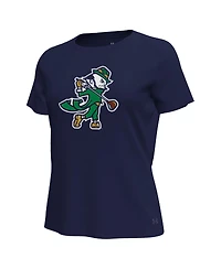 Under Armour Women's Navy Notre Dame Fighting Irish Golfing Leprechaun Tech Stretch T-Shirt