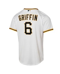 Nike Big Boys and Girls Konnor Griffin White Pittsburgh Pirates Home Replica Jersey